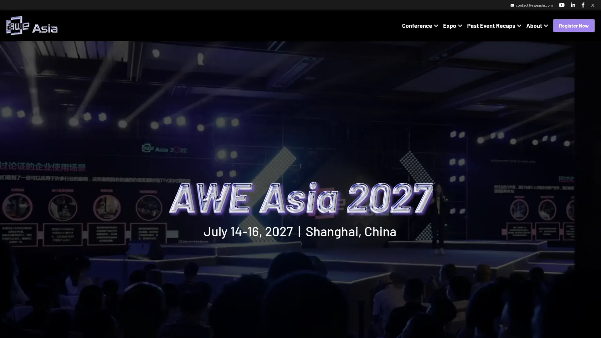 The AWE Asia website