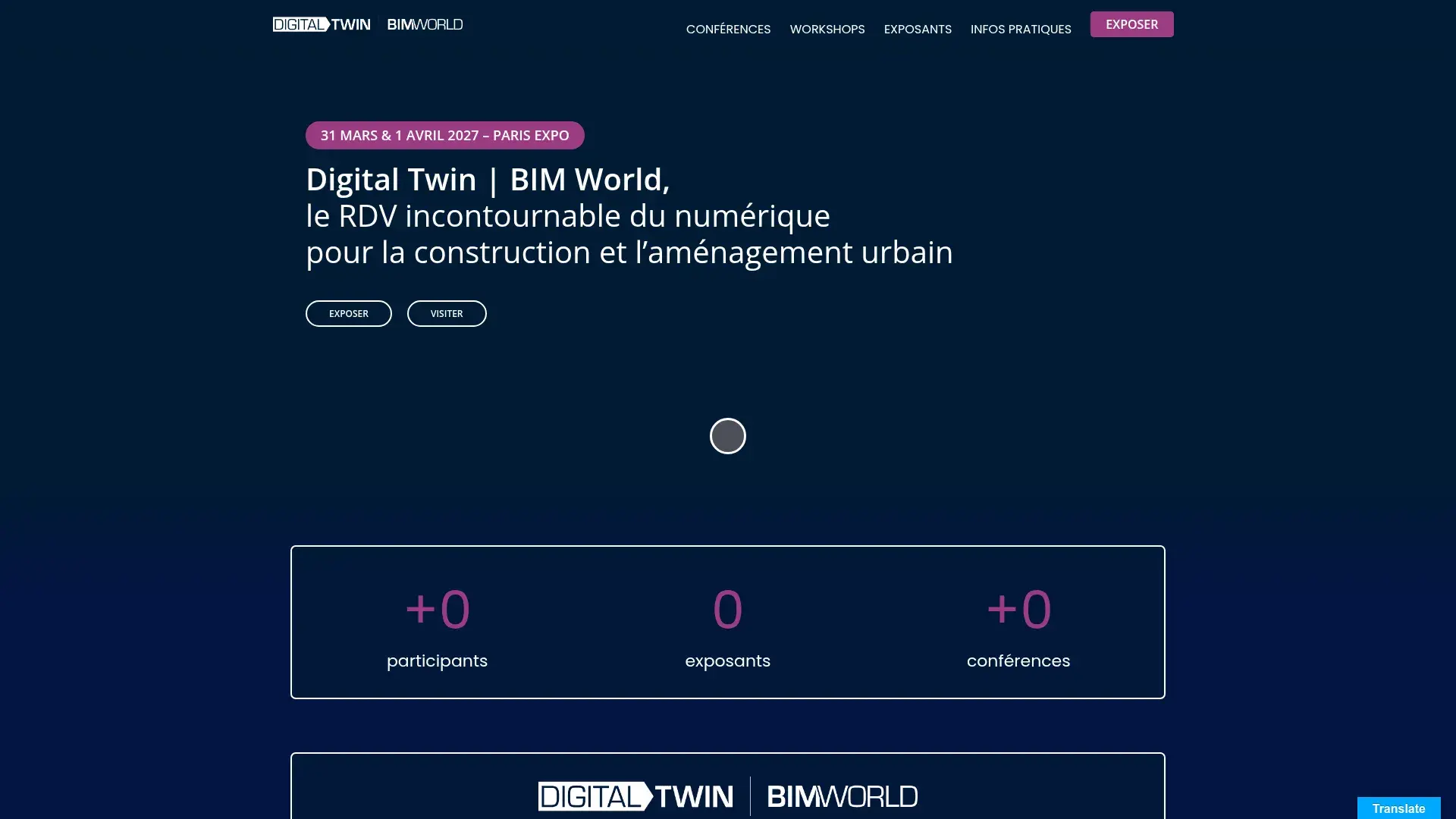 The BIMWORLD website