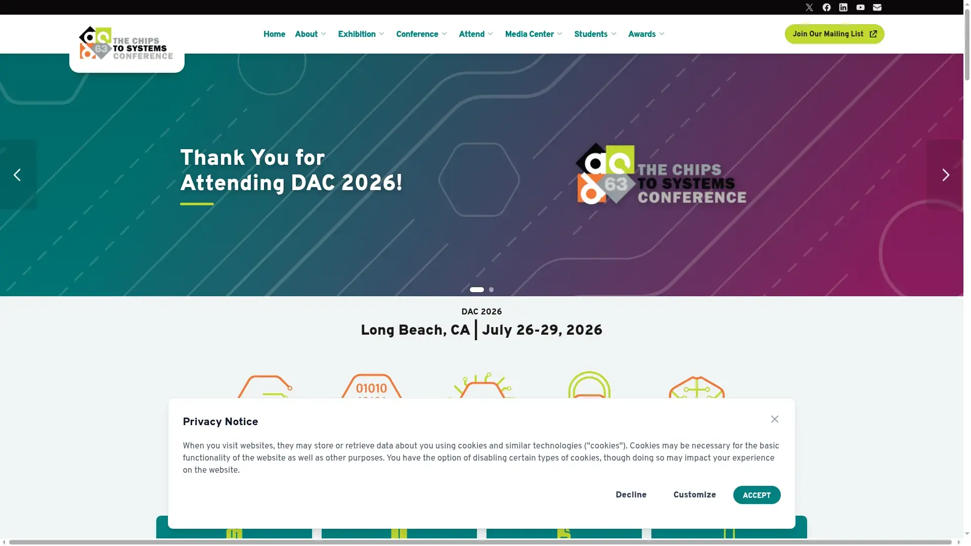 The DAC - Design Automation Conference website