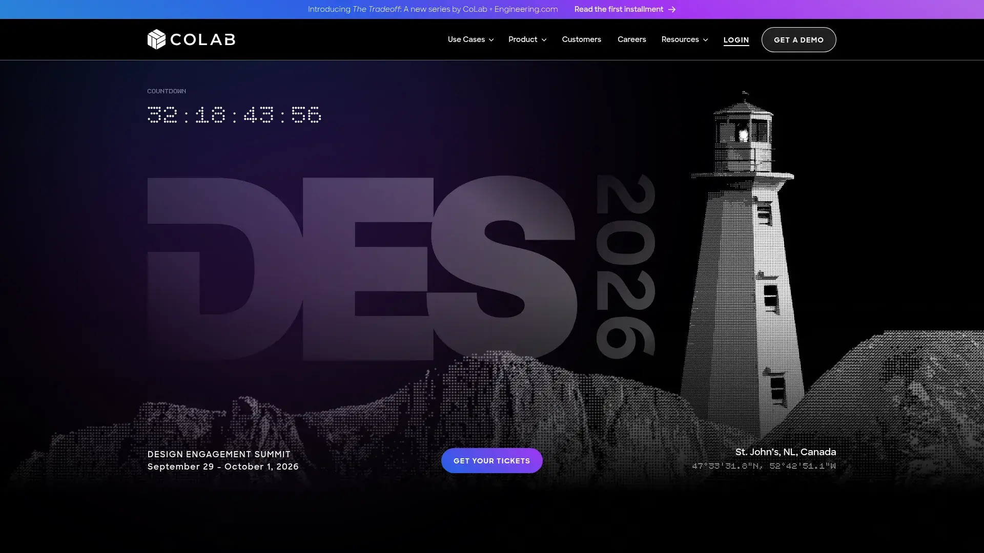 The Design Engagement Summit 2026 website
