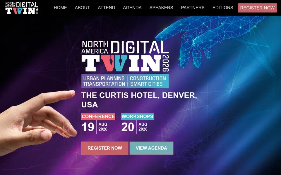 The North America Digital Twin website