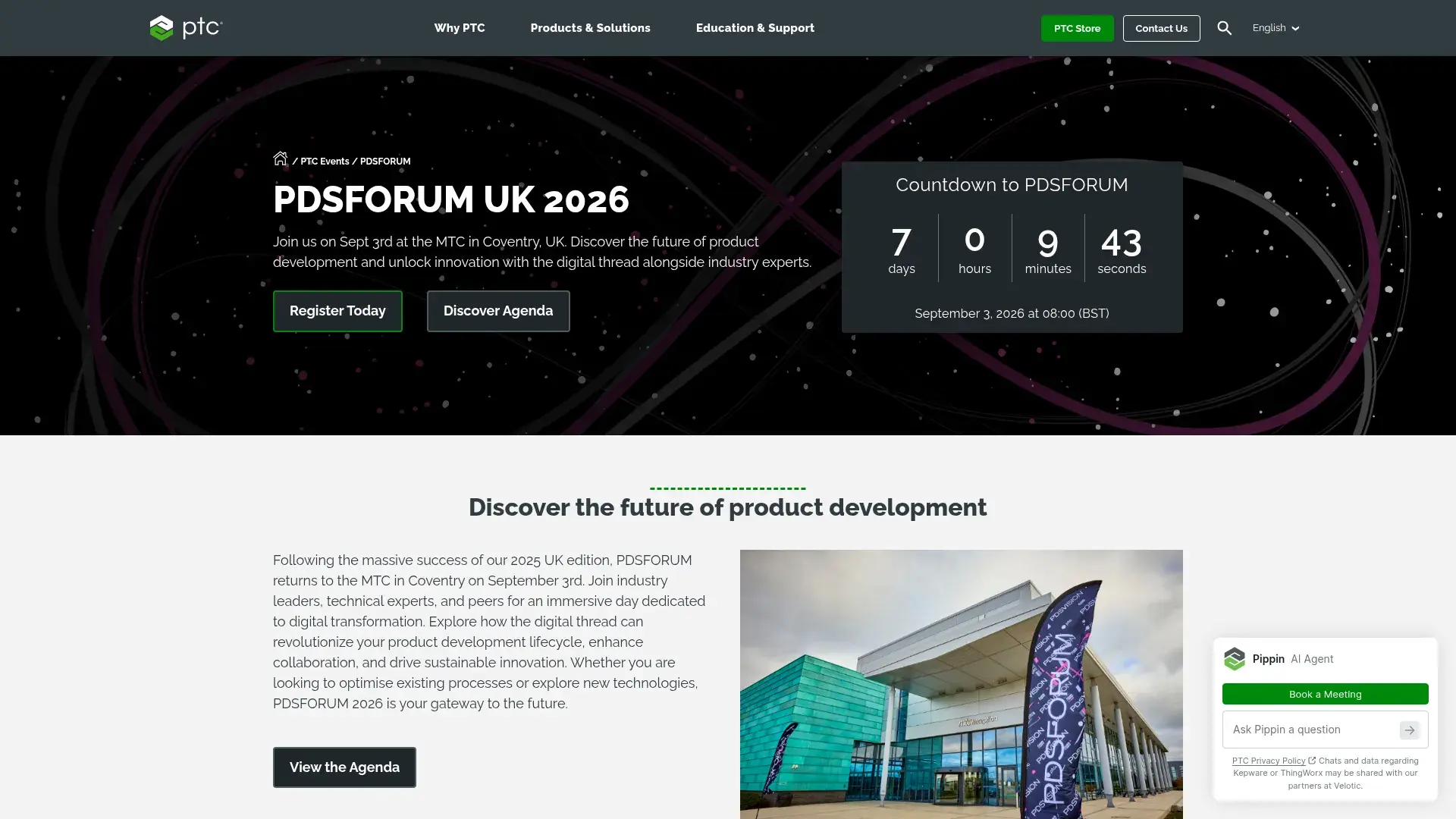 The PDSFORUM 2026 website