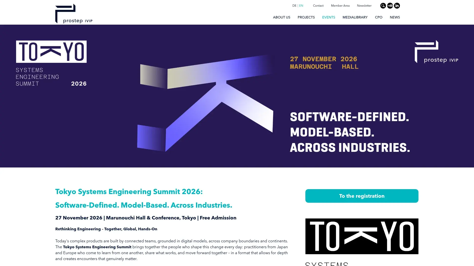 The Tokyo Systems Engineering Summit 2026 website